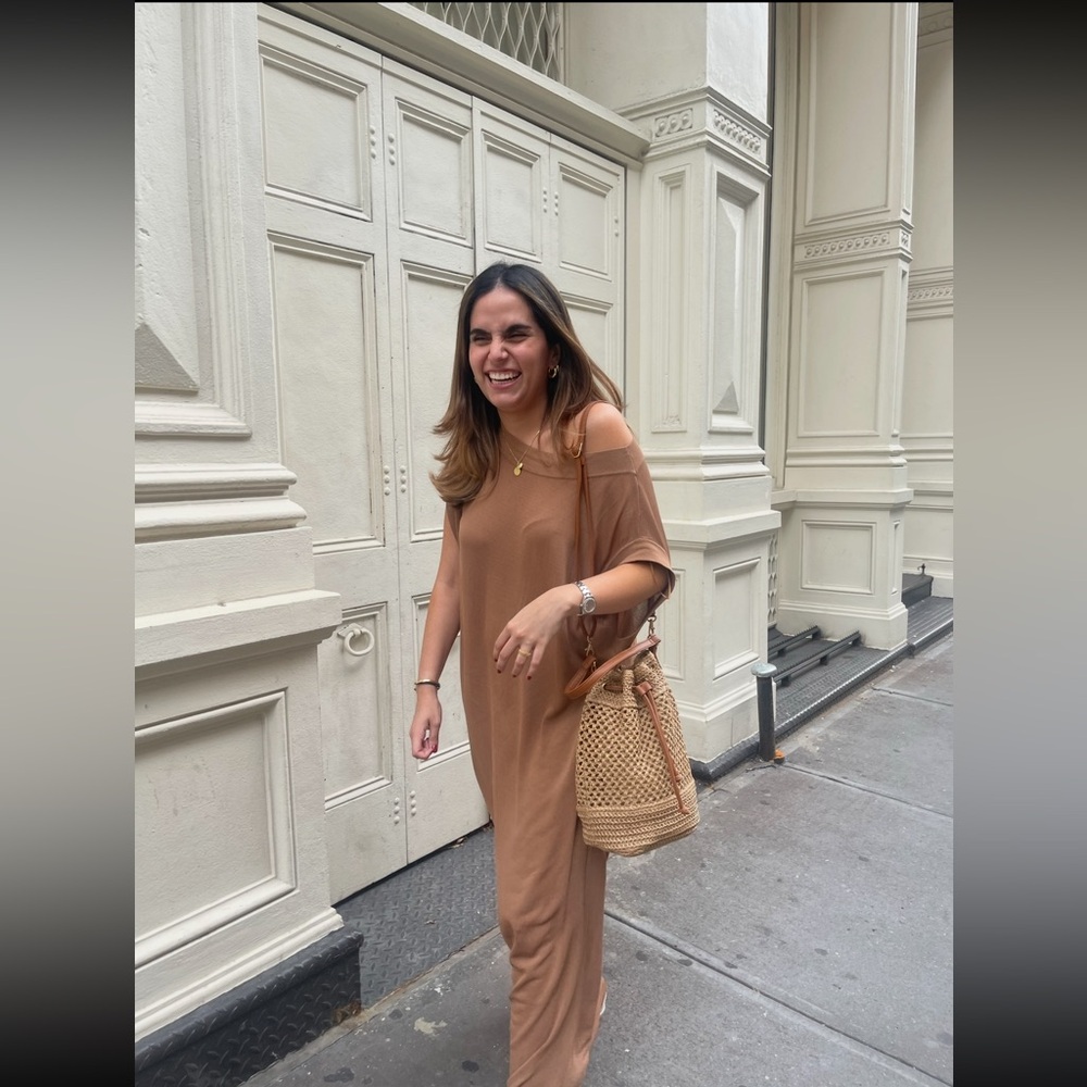 Zara  Tan Dress